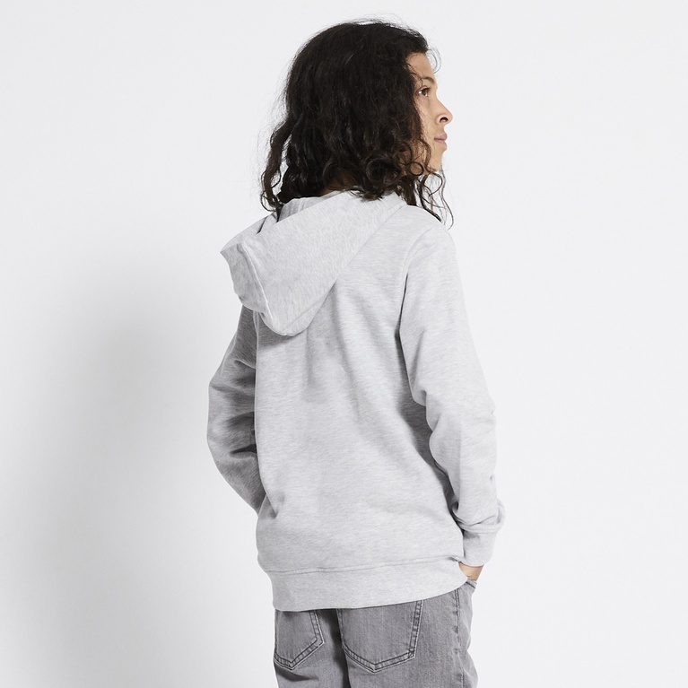 Printed hoodie "Jordon" Grey melange 3